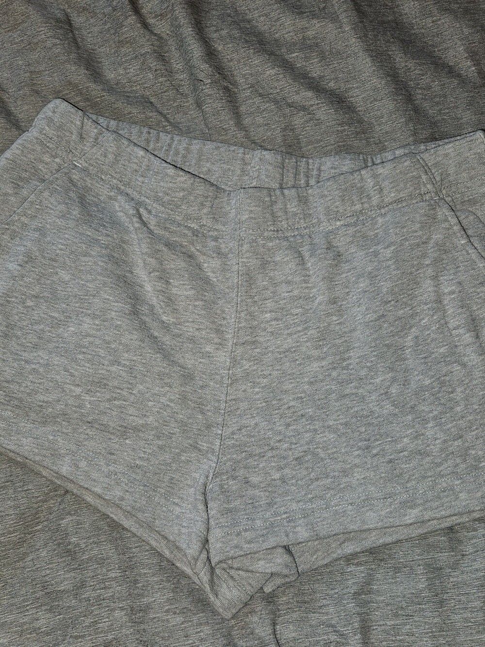 The North Face Women's Light Gray Athletic Knit Shorts
